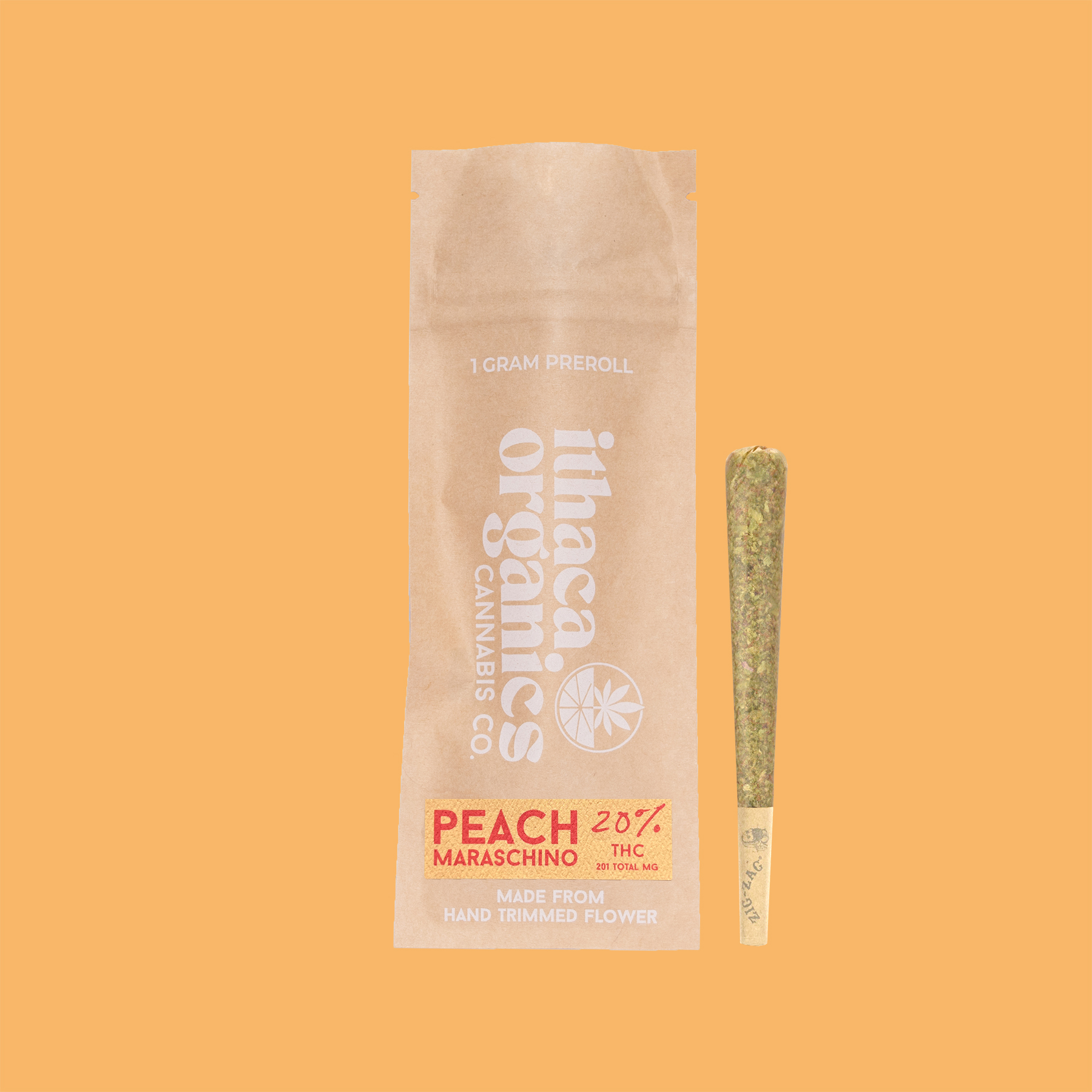Ithaca Organics Peach Maraschino Pre-Roll (Hybrid) 20% {1g}