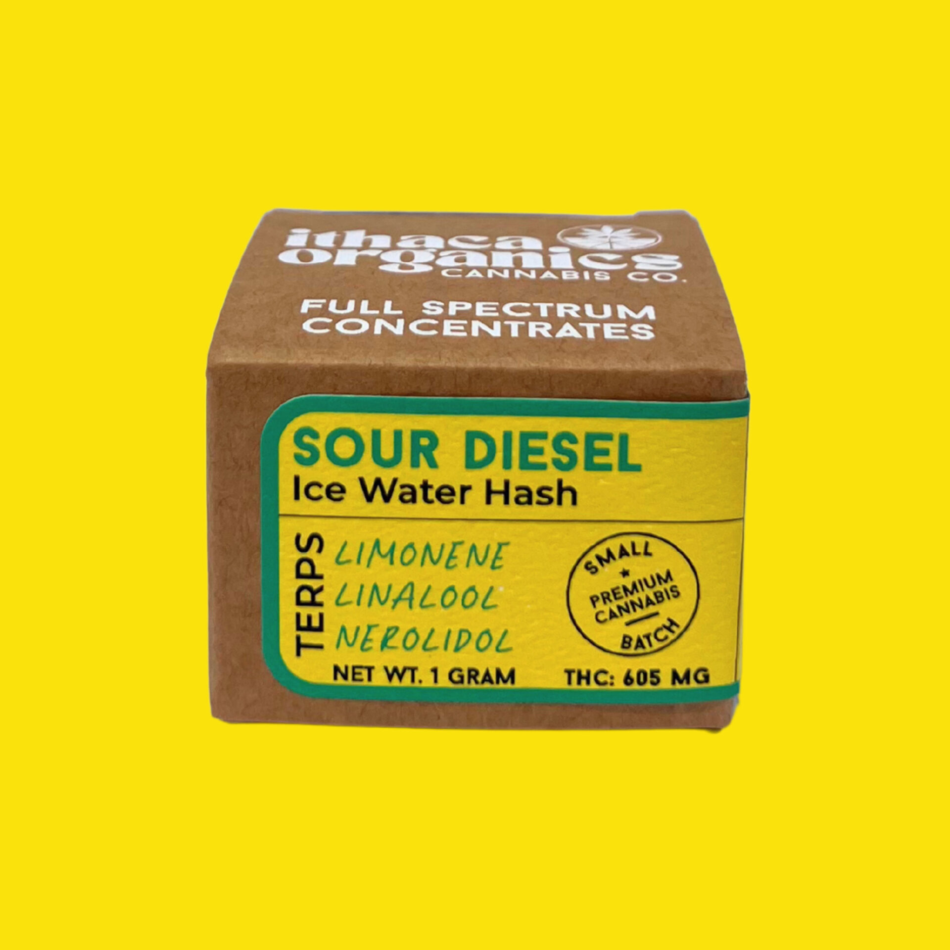 Ithaca Organics Sour Diesel Ice Water Hash  (Sativa) 62.8% {1g}