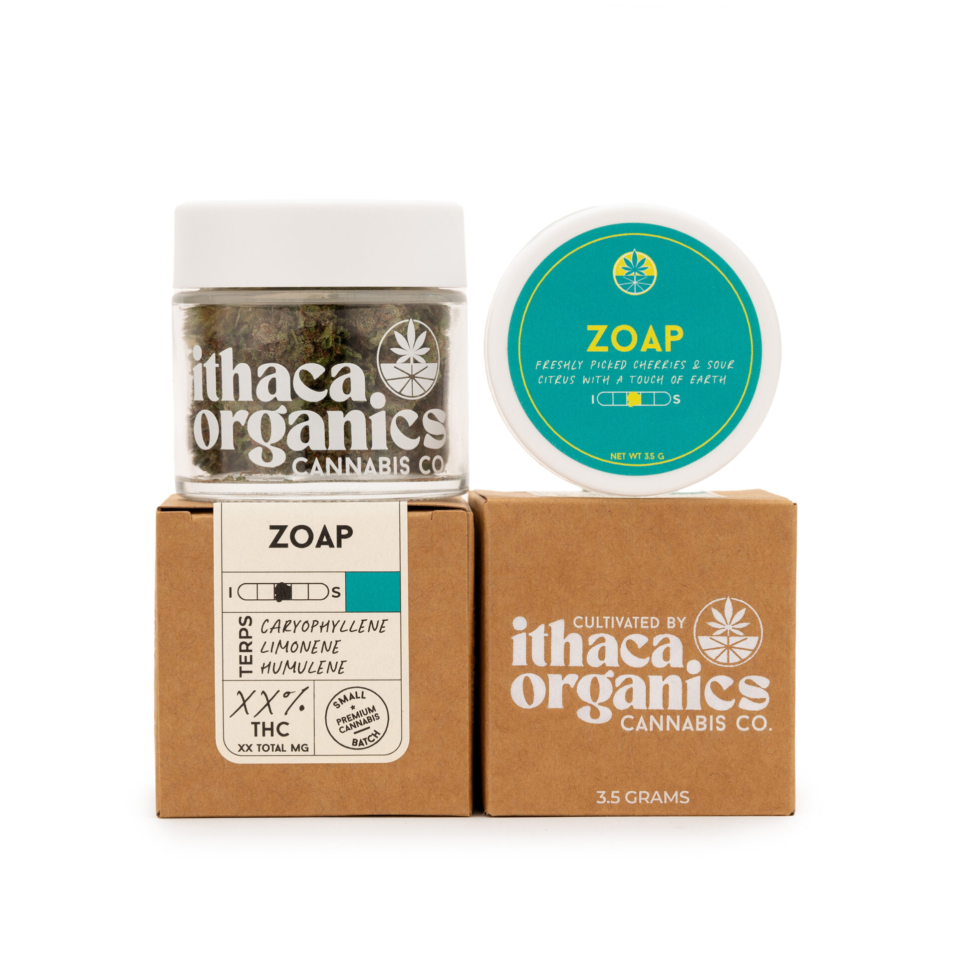 Ithaca Organics Zoap Flower  (Hybrid) 20% {3.5g}