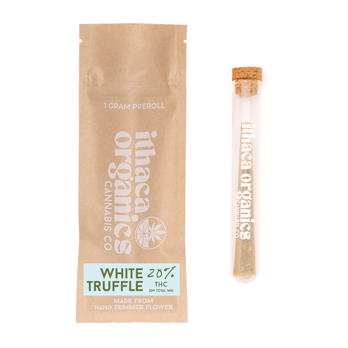 Ithaca Organics White Truffle Pre-Roll (Indica) 18% {1g}
