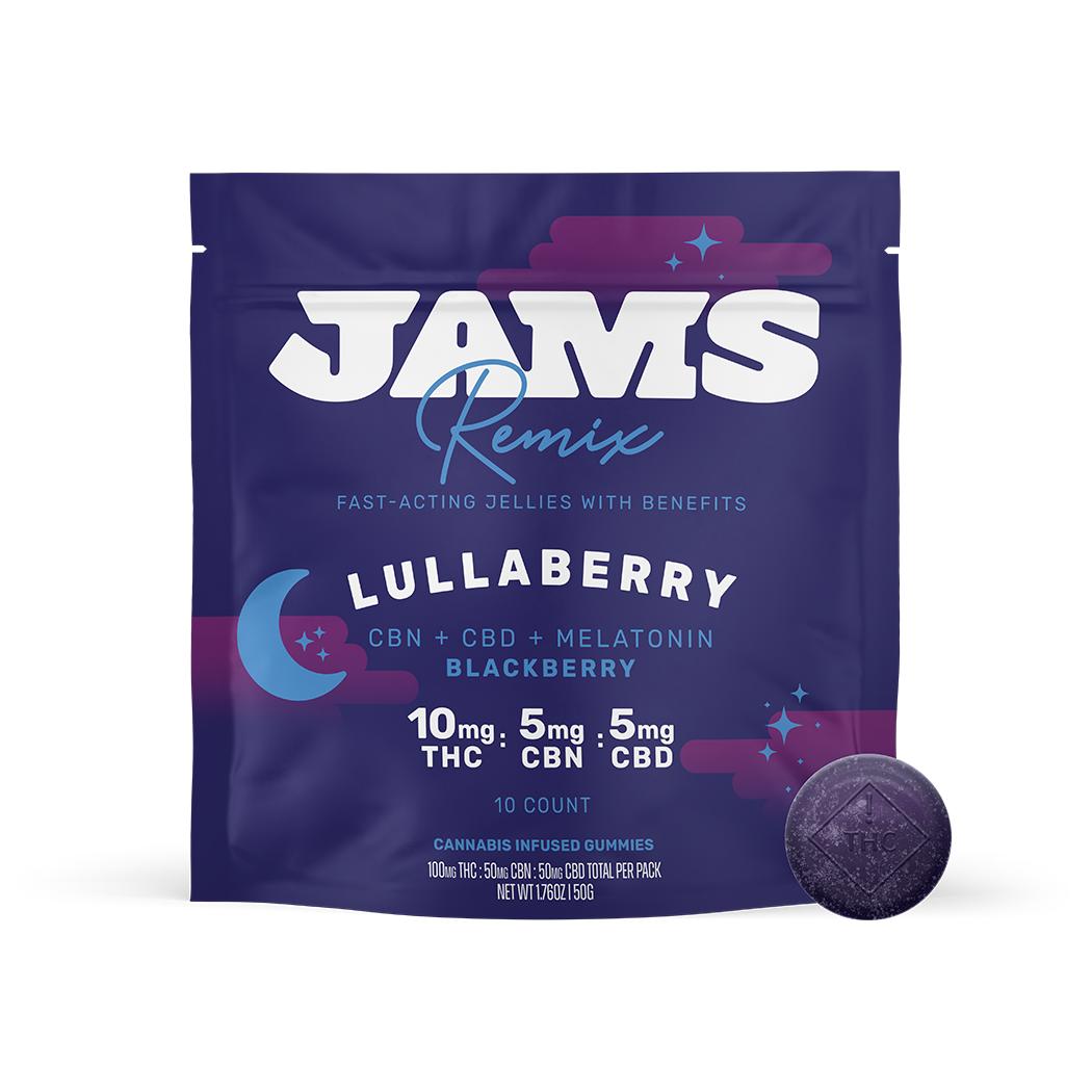 Jams Lullaberry Gummies 10-pack (Indica) {100mg} - dup
