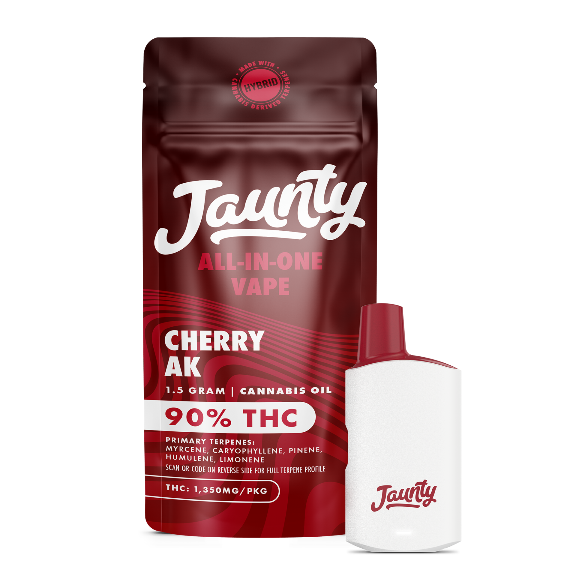 Jaunty Cherry AK All-In-One Vapes {1.5g}