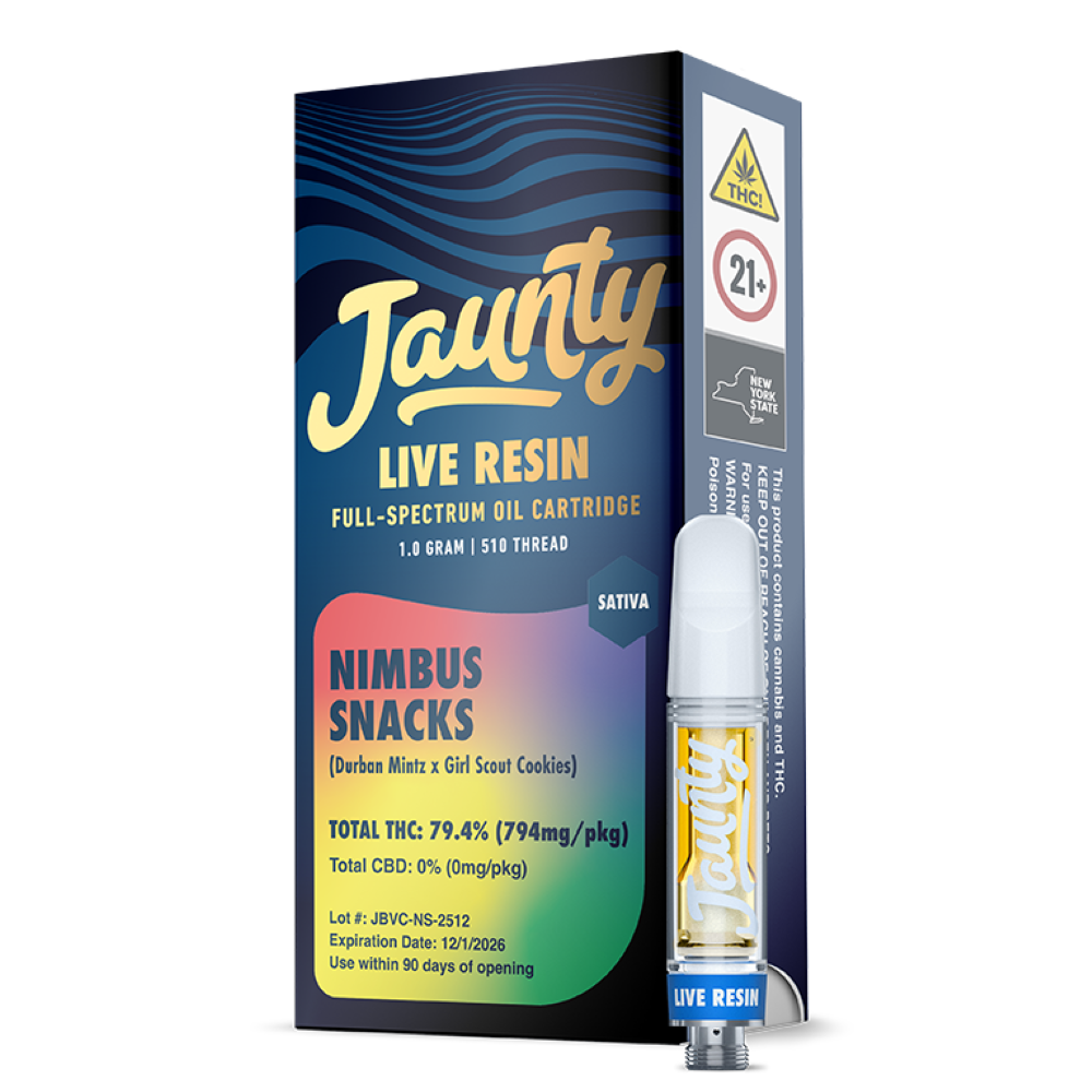 Jaunty Nimbus Snacks Holiday Kit Threaded Vape Cartridges  79.4% {1g}