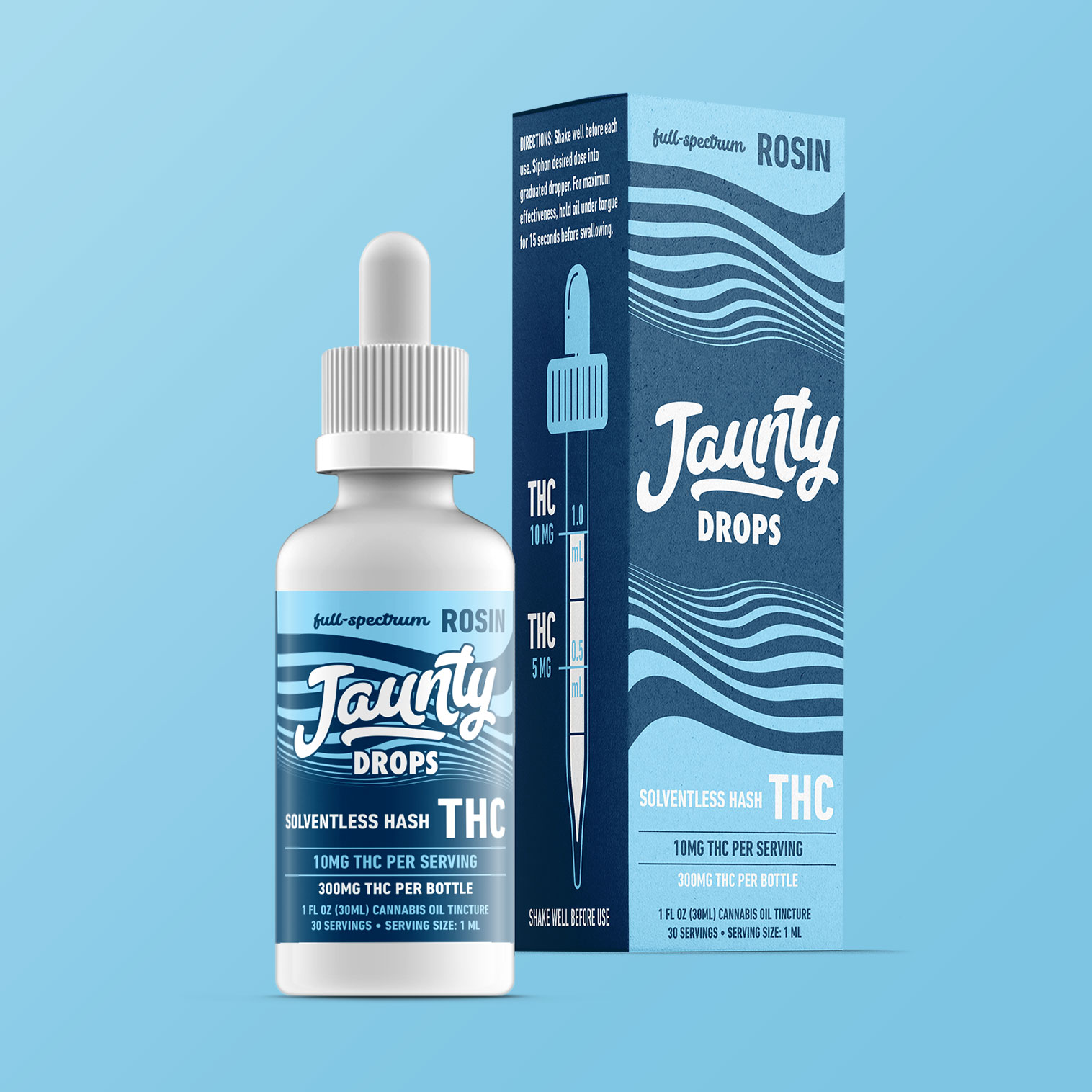 Jaunty Full-Spectrum Rosin Tinctures  {300mg}
