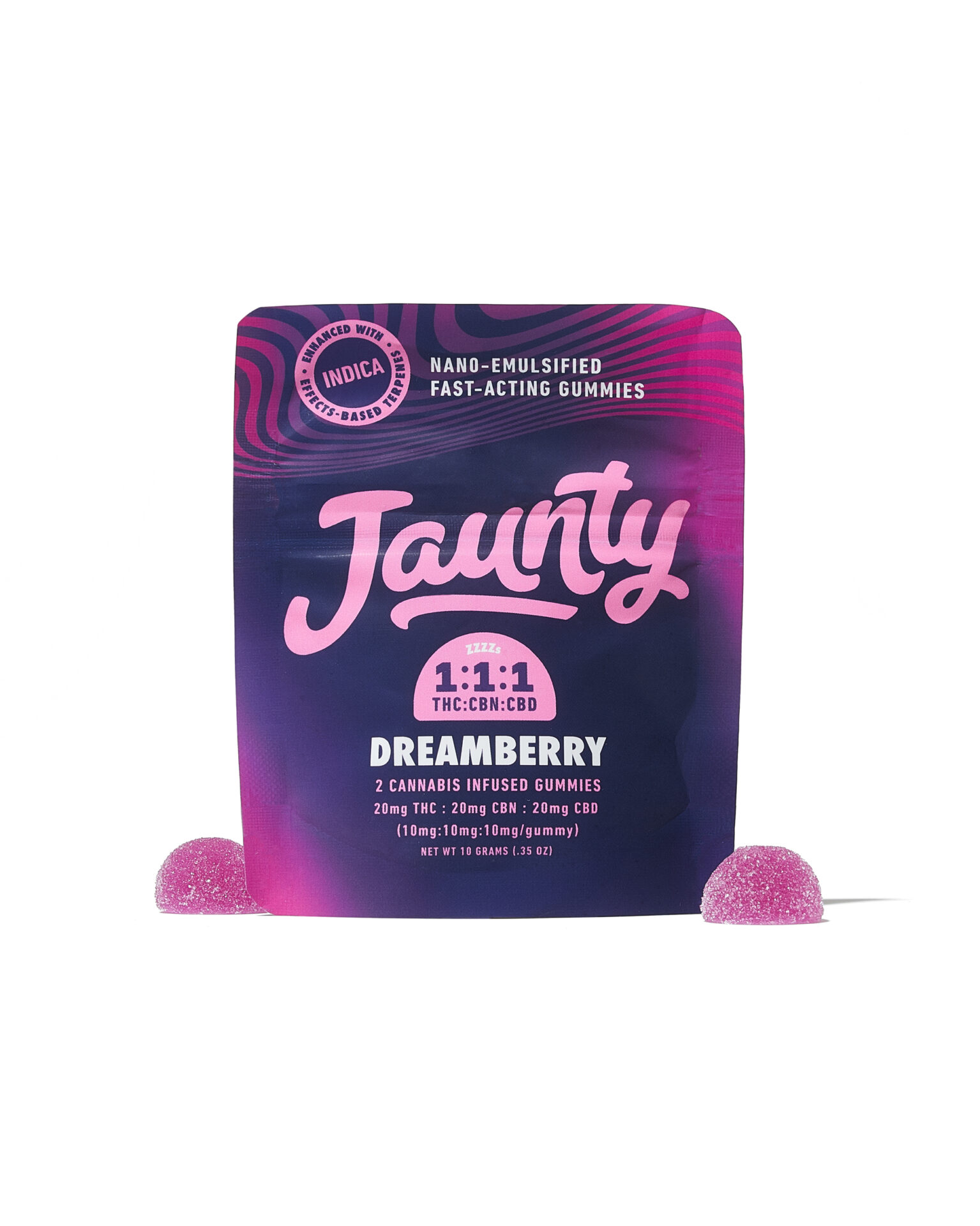 Jaunty Snoozeberry Edibles 2-pack (Indica) {20mg}