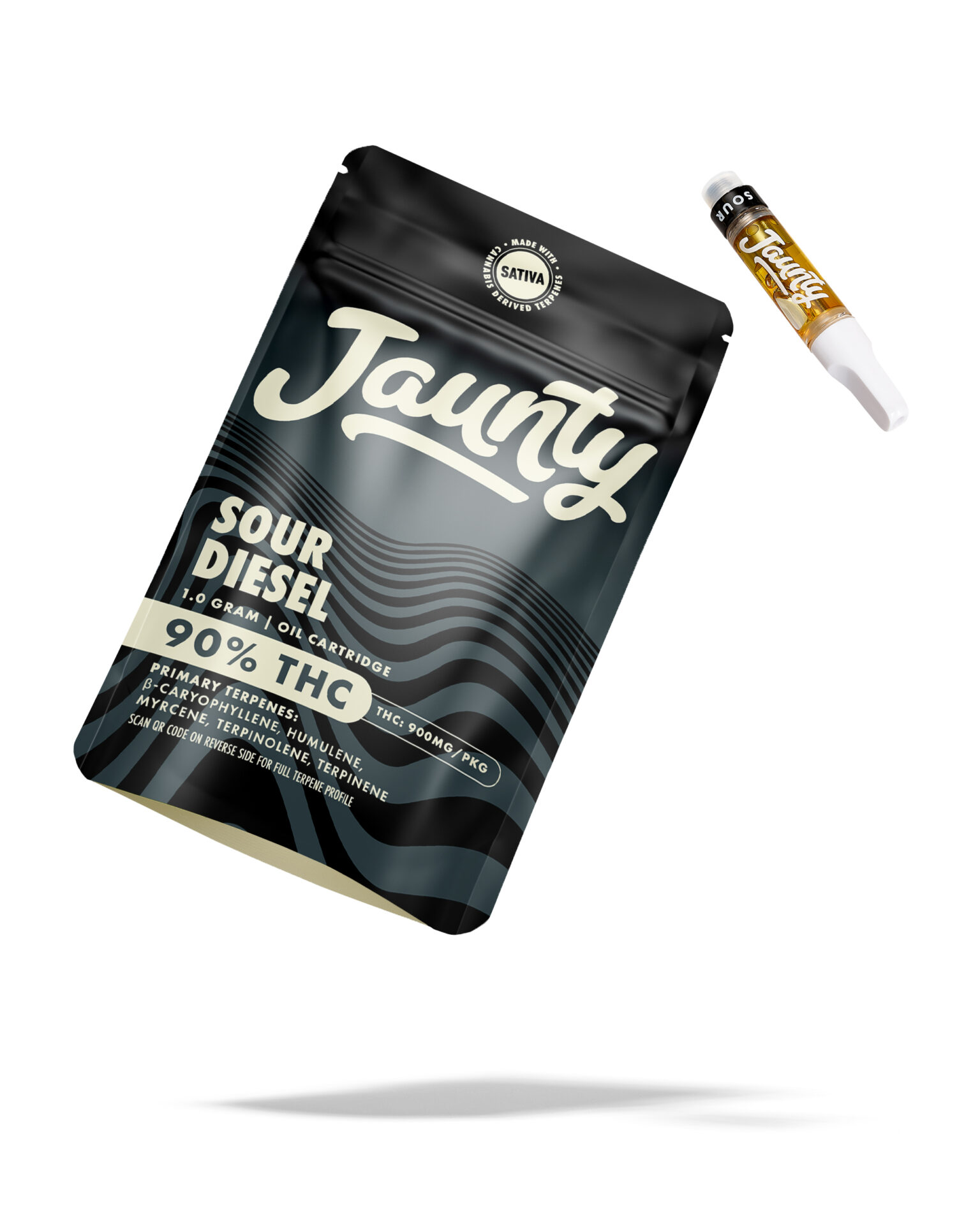 Jaunty Sour Diesel Cartridge Vape (Sativa) {1g}
