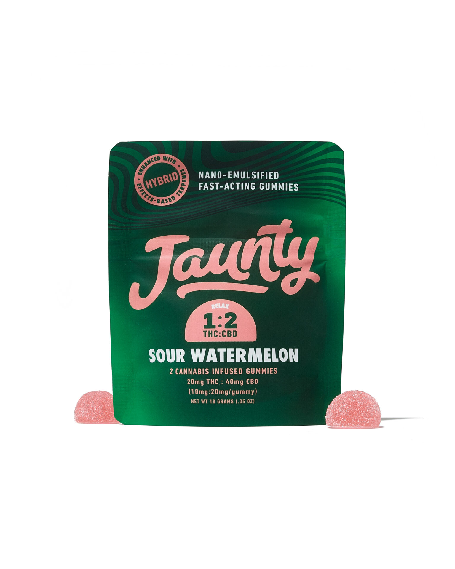 Jaunty Sour Watermelon Edibles 2-pack (Hybrid) {20mg}