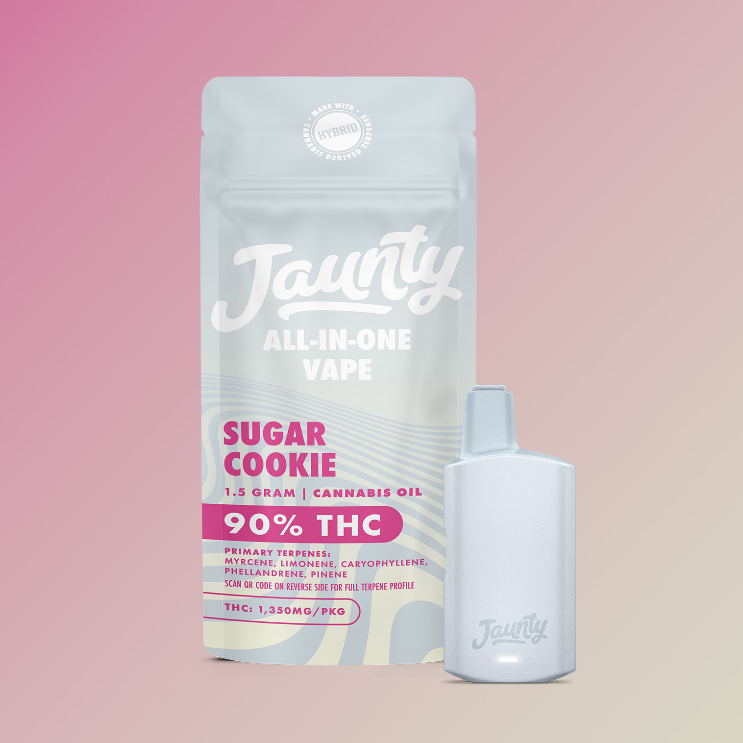 Jaunty Sugar Cookie All-In-One Vapes  (Hybrid) 90% {1.5g}