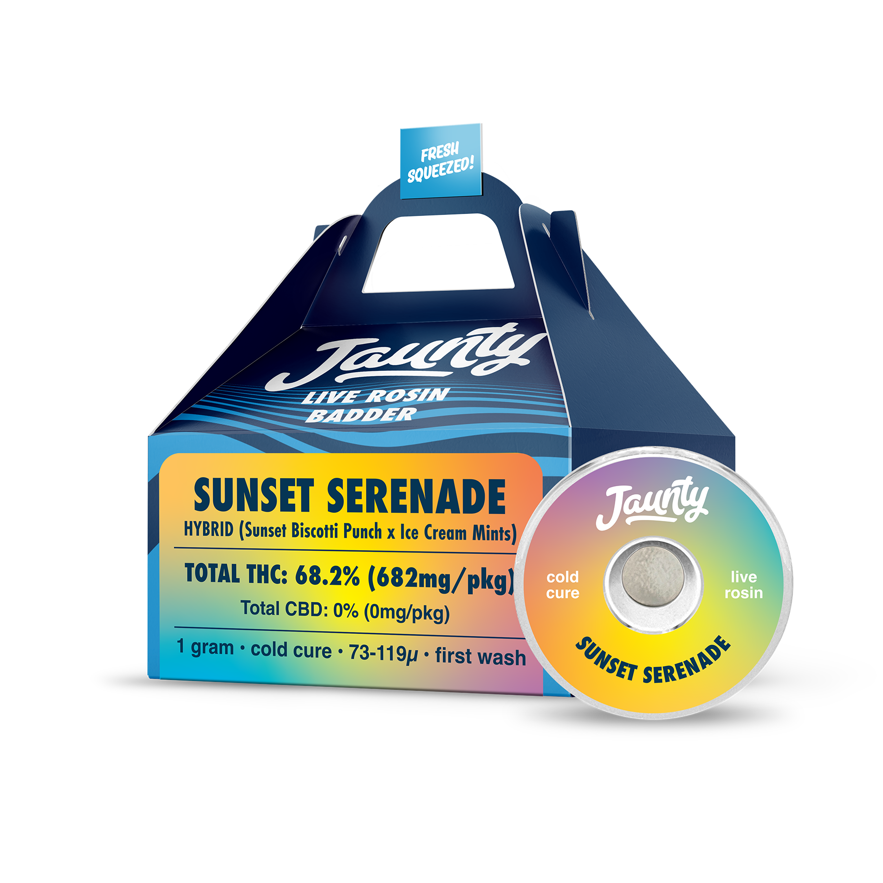 Jaunty Sunset Serenade Live Rosin Badder  (Hybrid) 68.2% {1g}