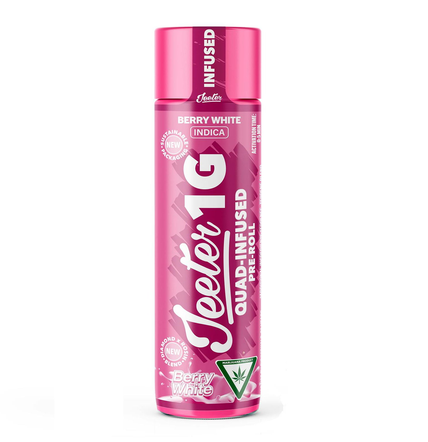 Jeeter Berry white Infused Pre-Roll (Indica) 38.93% {1g}