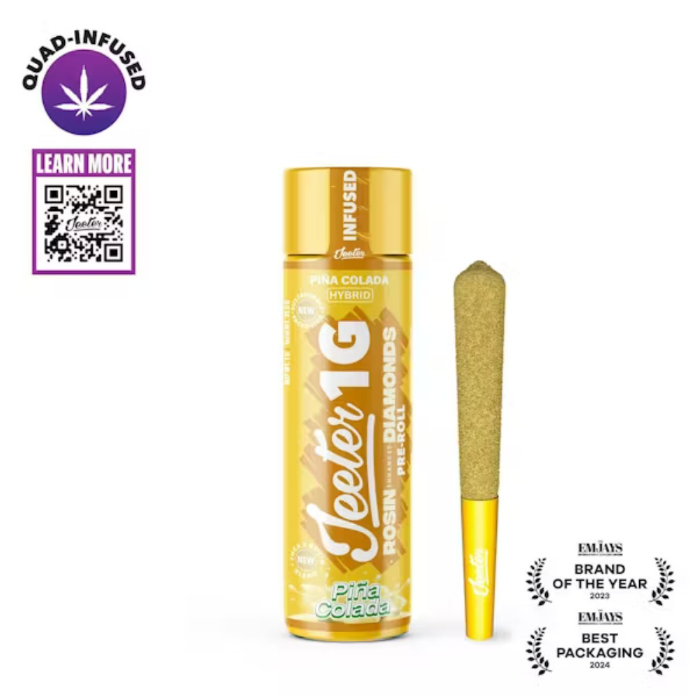 Jeeter Pina Colada Infused Pre-Roll (Hybrid) 35.54% {1g}