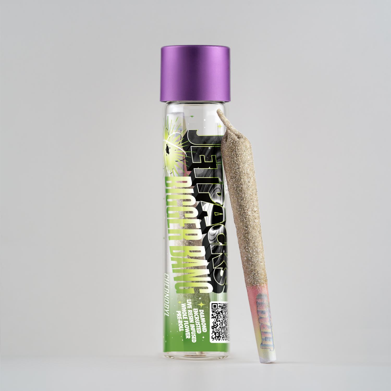 Jetpacks Chernobyl Bigger Bang Infused Pre-Roll (Sativa) 44.54% {1g}