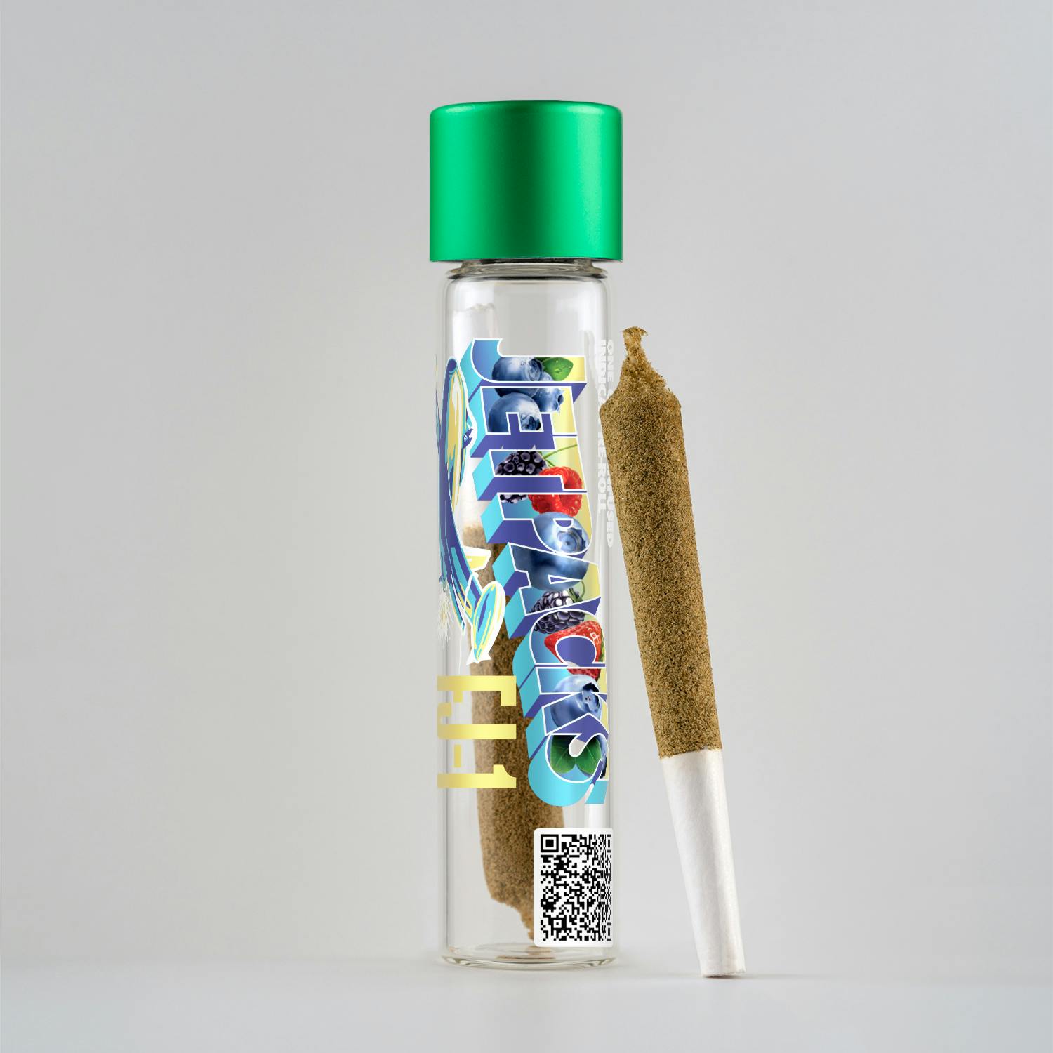 Jetpacks FJ Mini Blueberry Kush Infused Pre-Roll 37.45% {.6g}