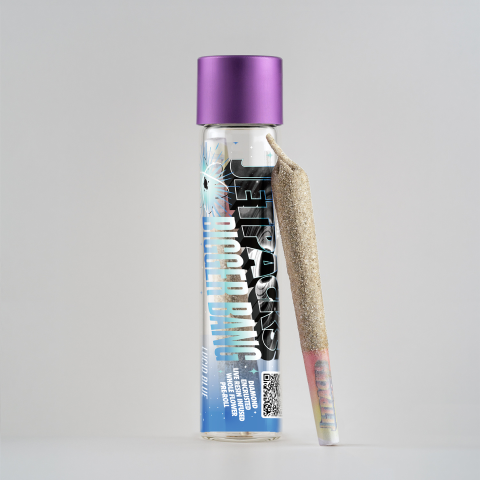 Blueberry Breath Jet Pack Infused Pre-Roll