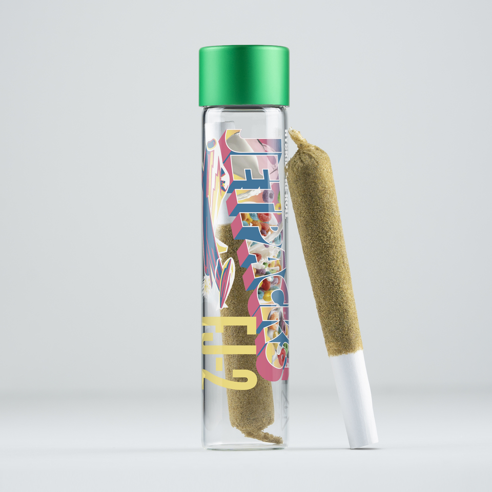 Jetpacks FJ-2 Cereal Milk Pre-Roll 1-pack (Hybrid) 36.08% {2g} -  FlynnStoned Cannabis Company