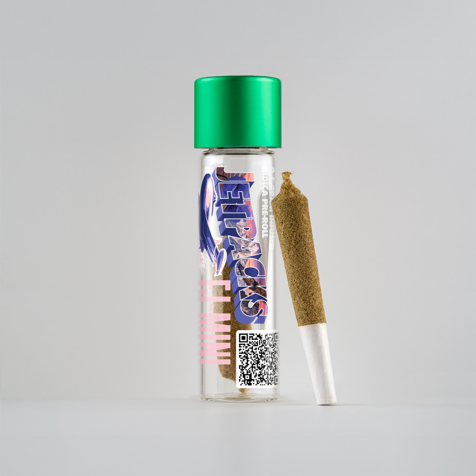 Jetpacks FJ Mini Afghani Terpene Infused Kief Coated Pre-Roll 1-pack