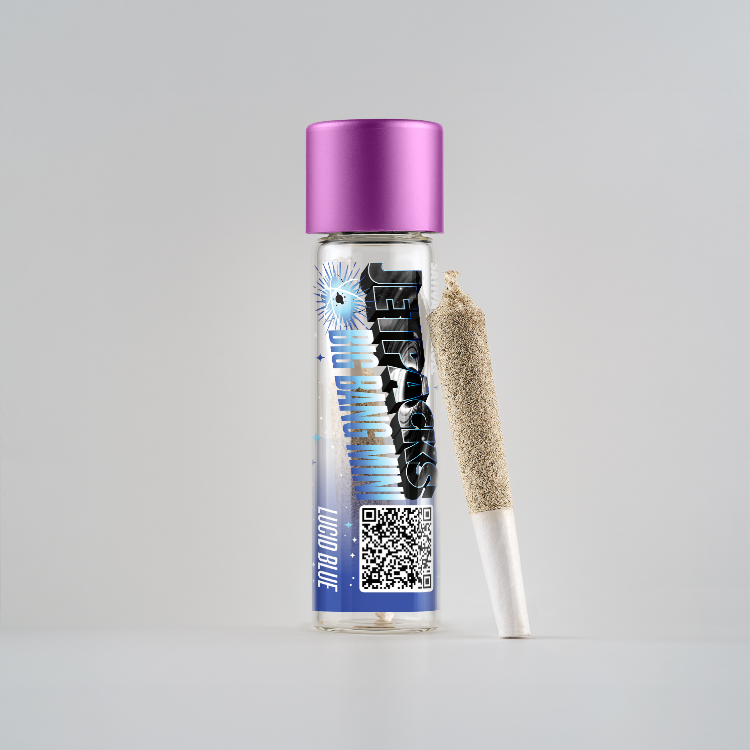 Jetpacks Lucid Blue Big Bang Infused Pre-Roll (Sativa) 39.49% {0.5g}