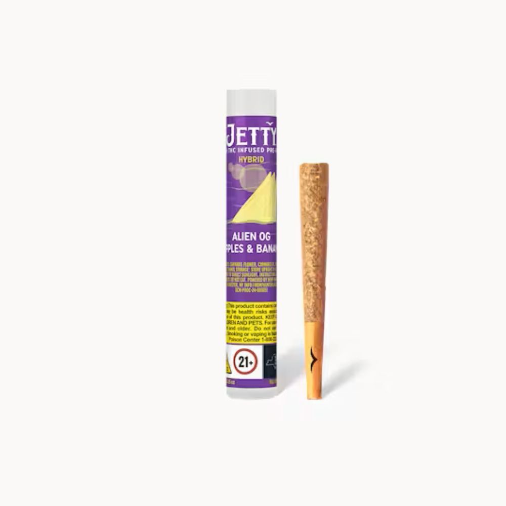 Jetty Alien OG x Apples & Bananas High THC Infused Pre-Roll 29% {1g}