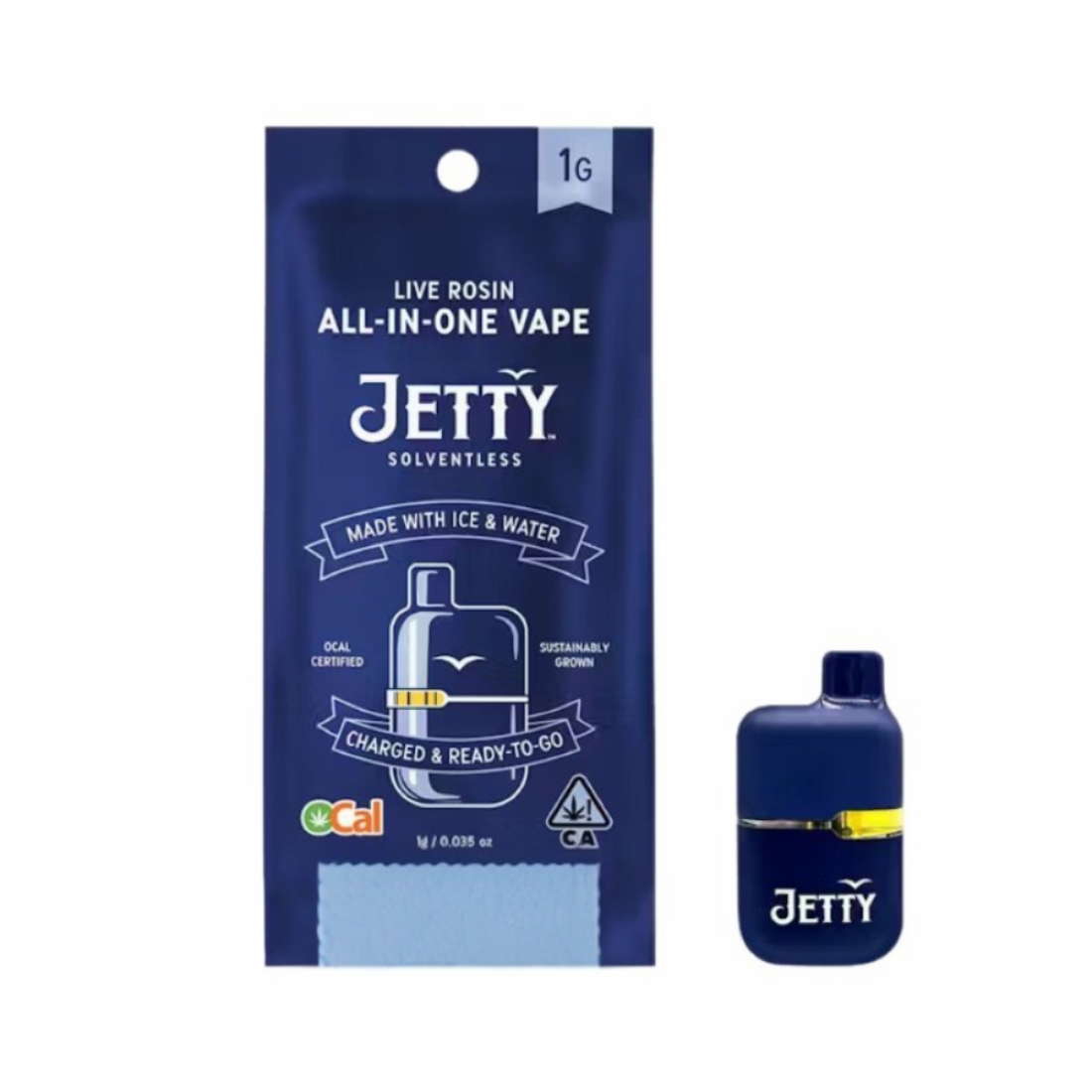 Jetty Donny Burger Solventless All-In-One Vapes  (Indica) 79% {1g}