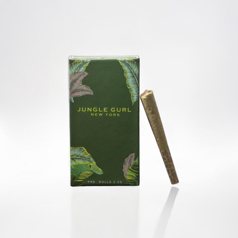 Jungle Gurl Jet Fuel Gelato Vibrant Pre-Rolls 5-pack (Hybrid) 27% {2.5g}
