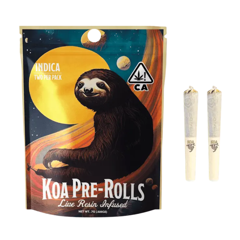 Koa Northern Lights Infused Pre-Rolls 2-pack (Indica) 42.05% {0.7g}