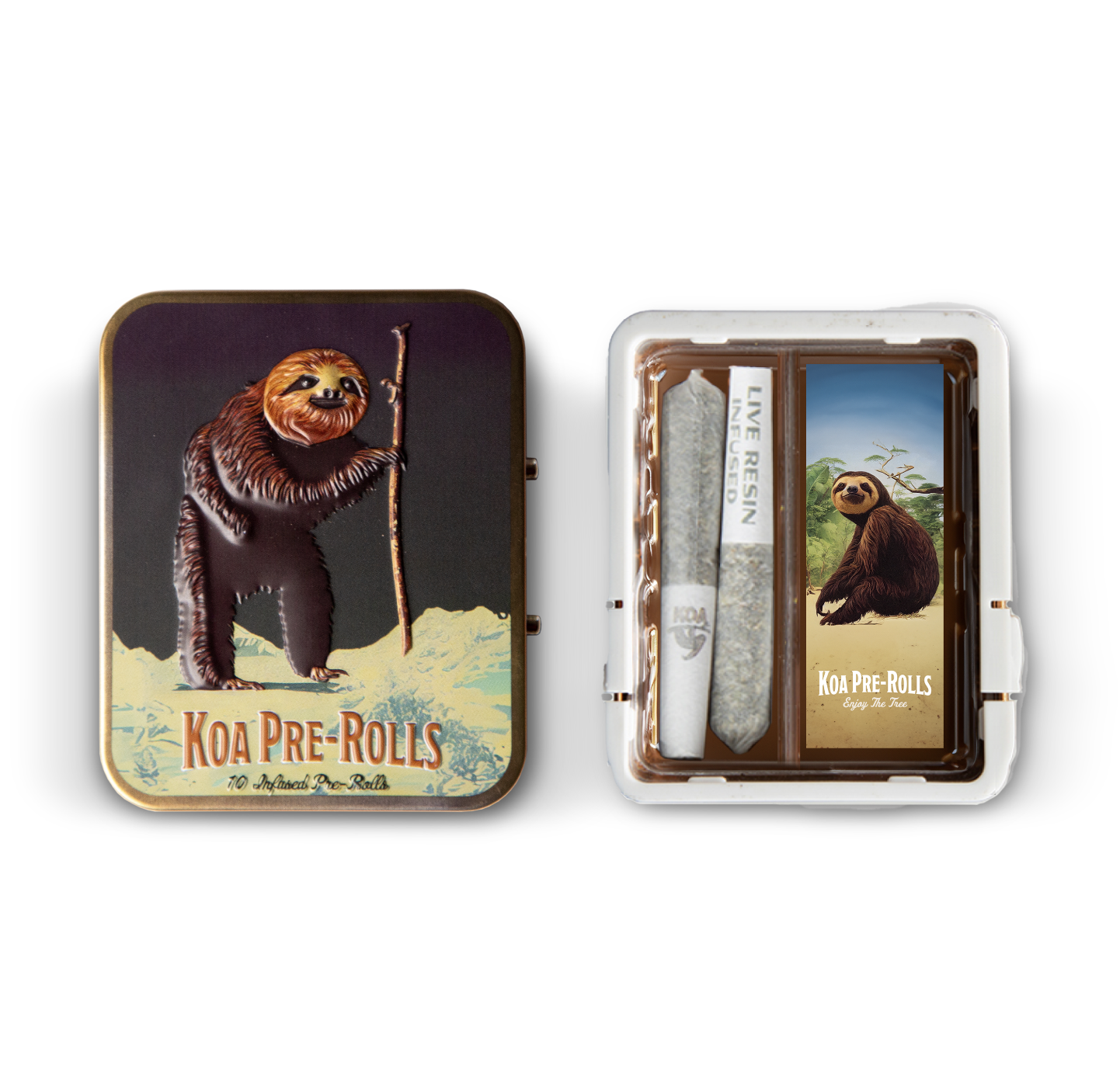 Koa Queen of the South Infused Pre-Rolls 2-pack (Hybrid) 32% {.7g}