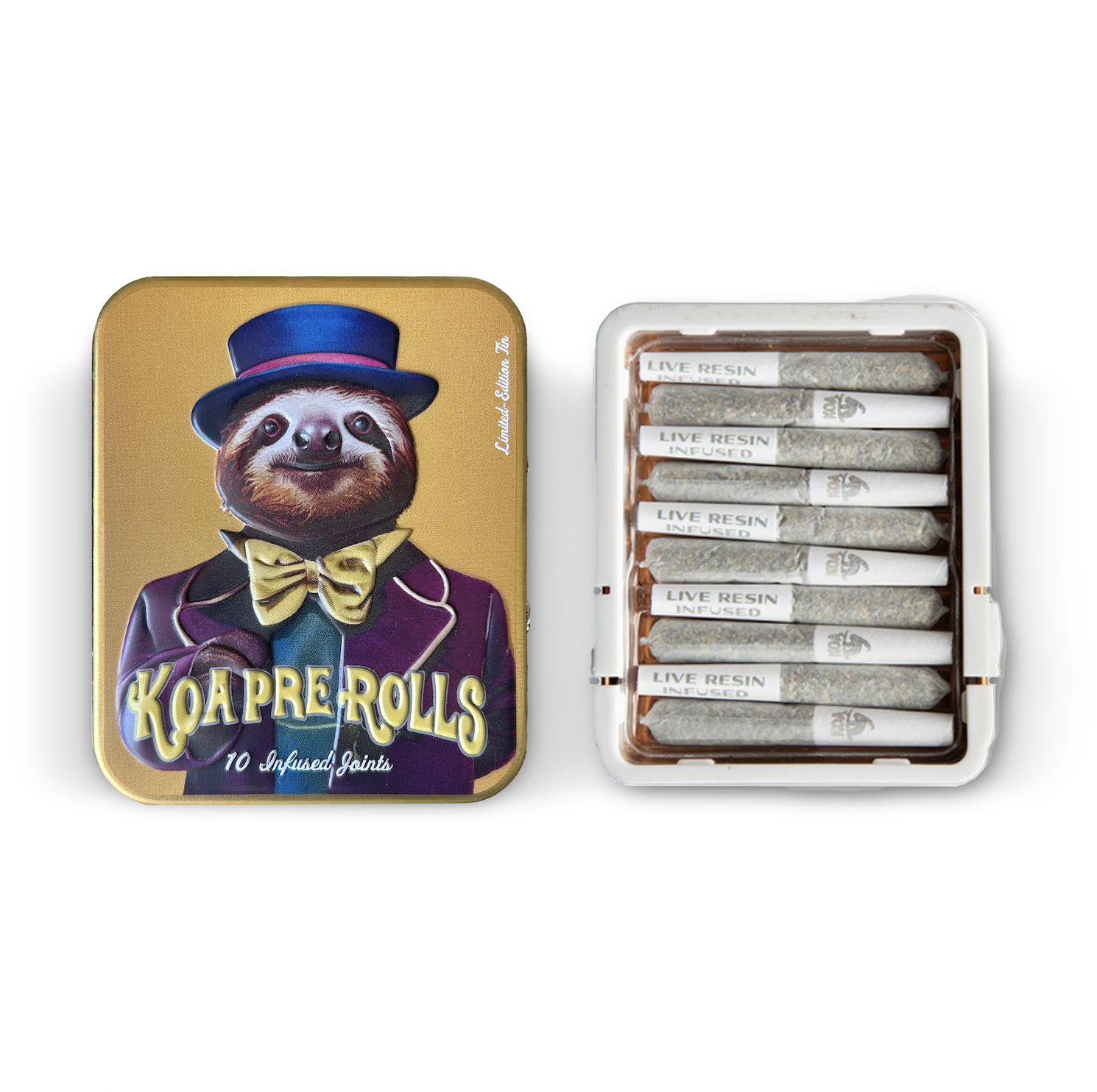 Koa Slonka Berry Infused Pre-Rolls 10-pack (Indica) 32% {3.5g}