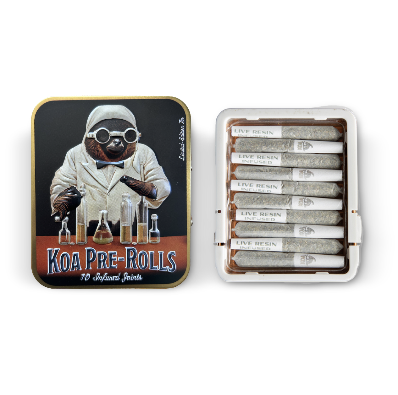 Koa Sour Diesel Infused Pre-Rolls 10-pack (Sativa) 36% {3.5g}