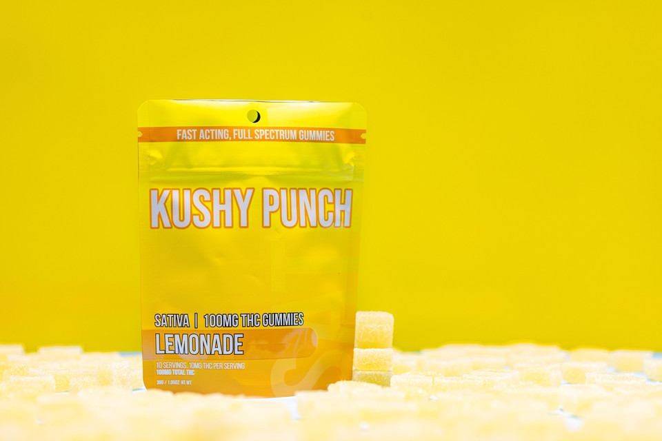 Kushy Punch Lemonade Edible 10-pack (Sativa) {100mg}
