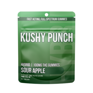 Kushy Punch Sour Apple Edible 10-pack