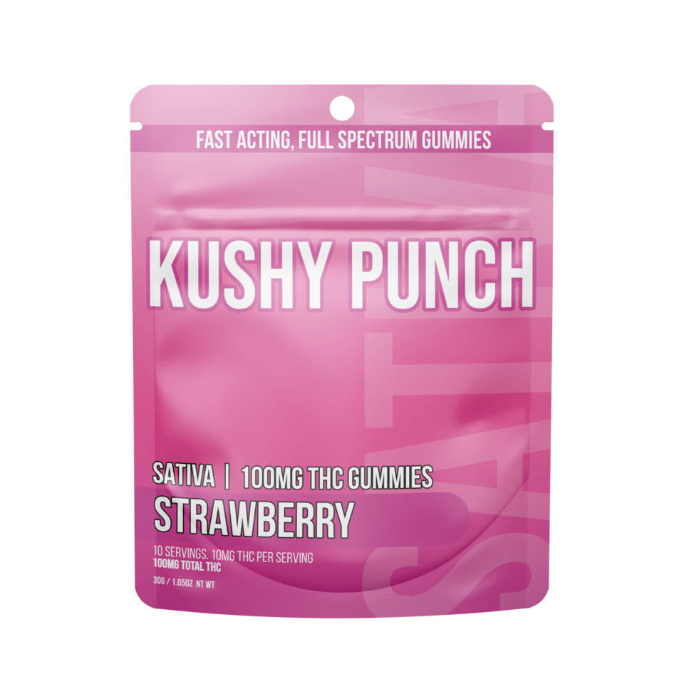 Kushy Punch Strawberry Edible 10-pack