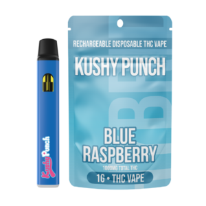 Kushy Punch Blue Raspberry Disposable Vape