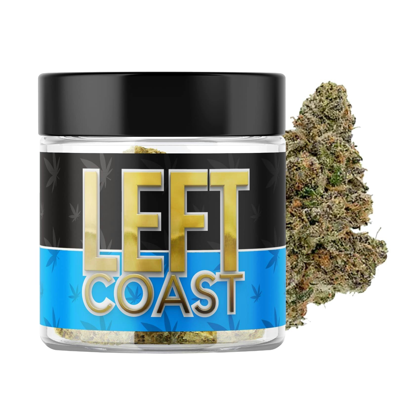 Left Coast Blue Dream Flower (Sativa) 28% {3.5g}