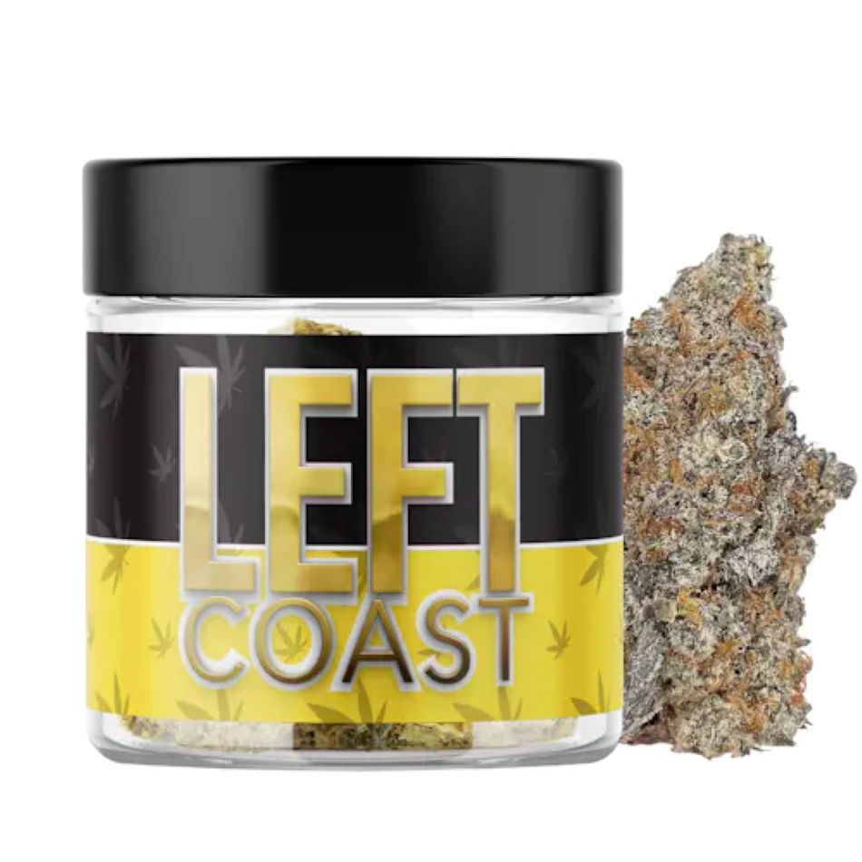Left Coast Maui Waui Flower  (Sativa) 24% {3.5g}