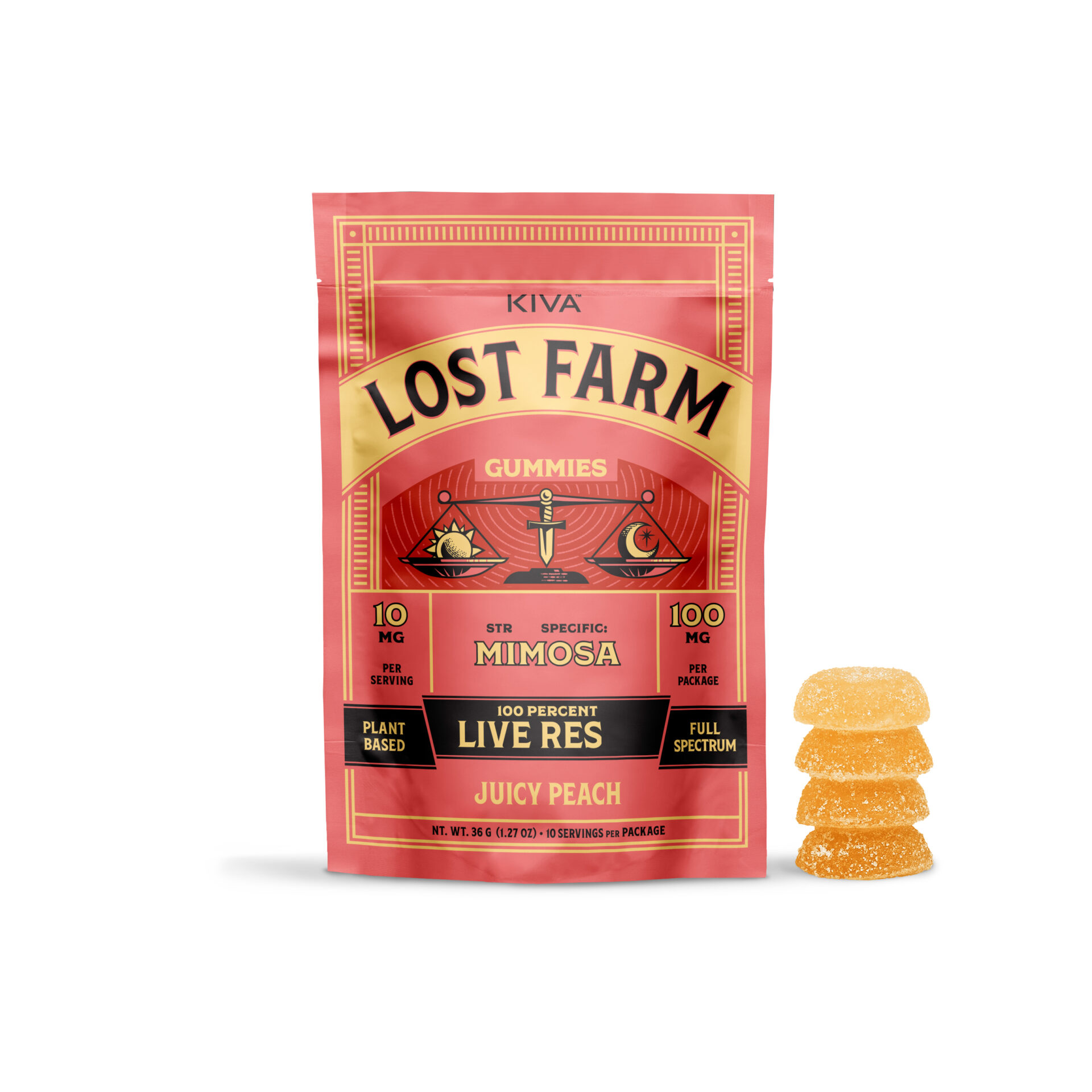 Lost Farms Mimosa Live Resin Edible (Hybrid) {100mg}