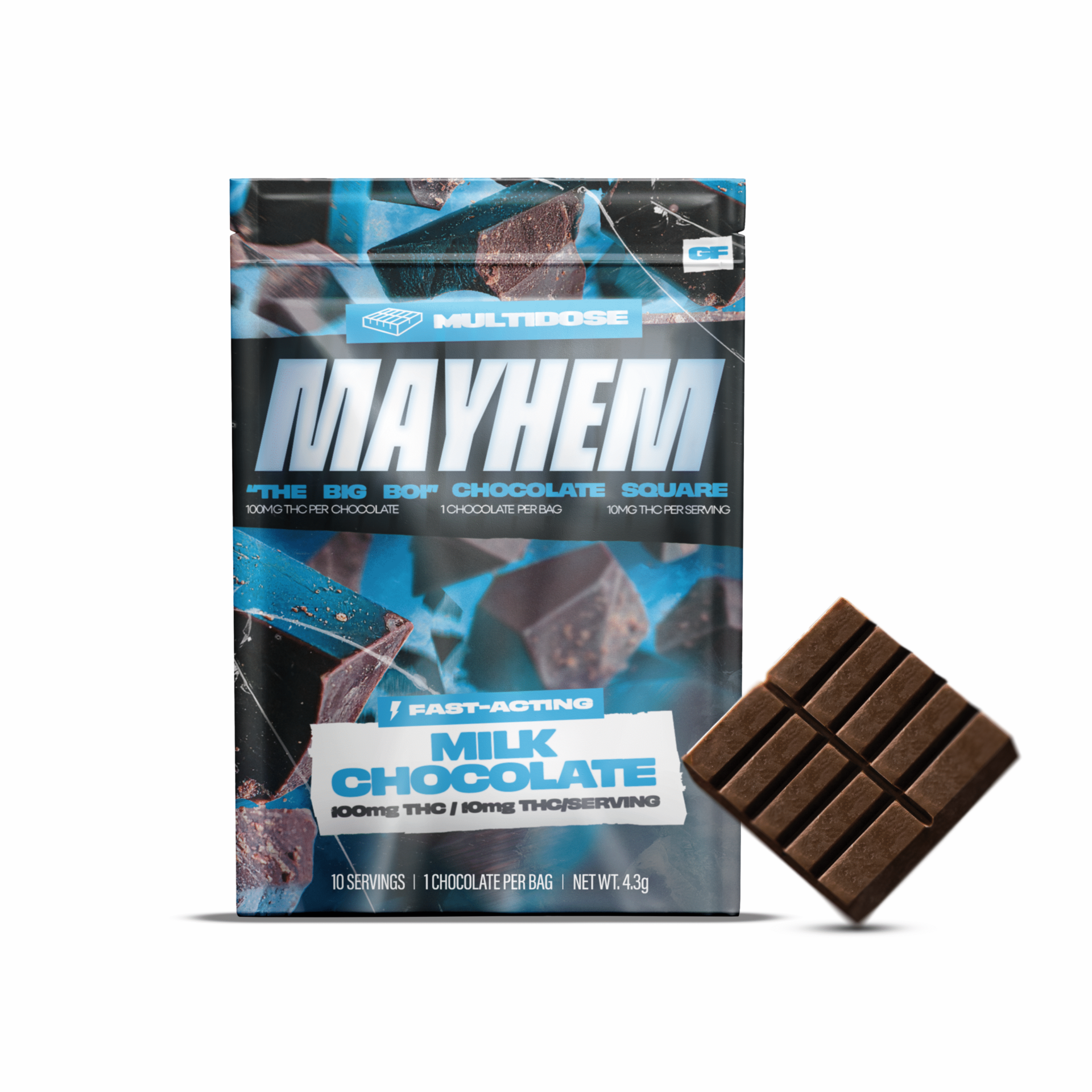 Mayhem Milk Chocolate (Hybrid) {100mg}