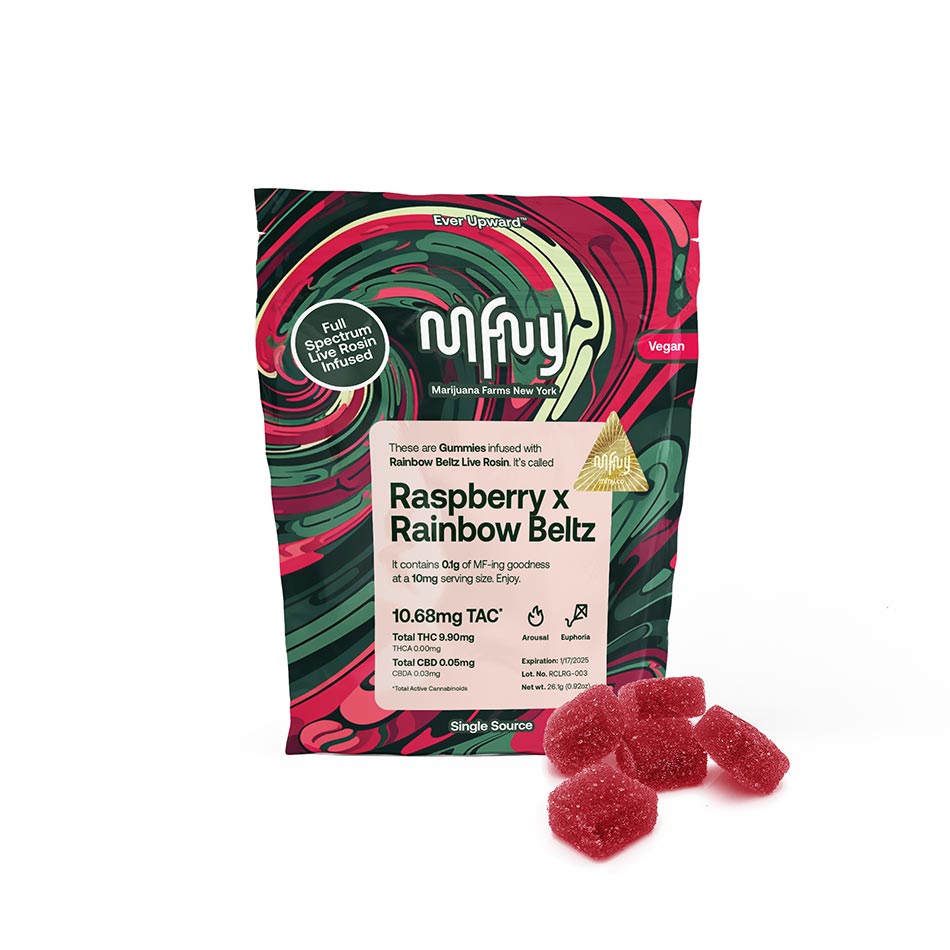 Mfny Edibles Gummies Live Rosin Raspberry X Rainbow Beltz