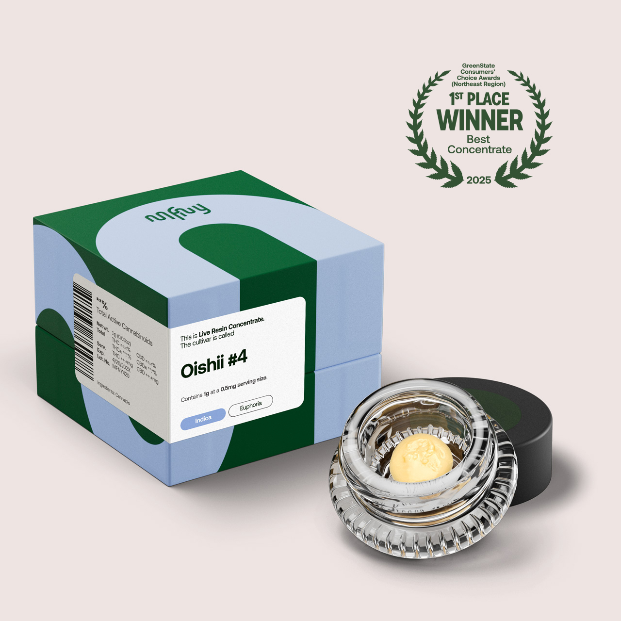 MFNY Oishii 4 Badder  (Indica) 79.69% {1g}