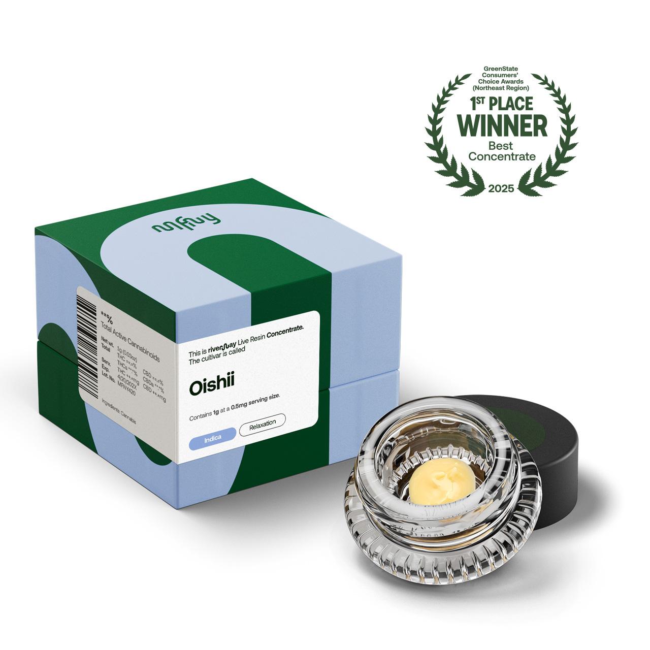 MFNY Oishii Live Resin Badder  (Indica) 66% {1g}