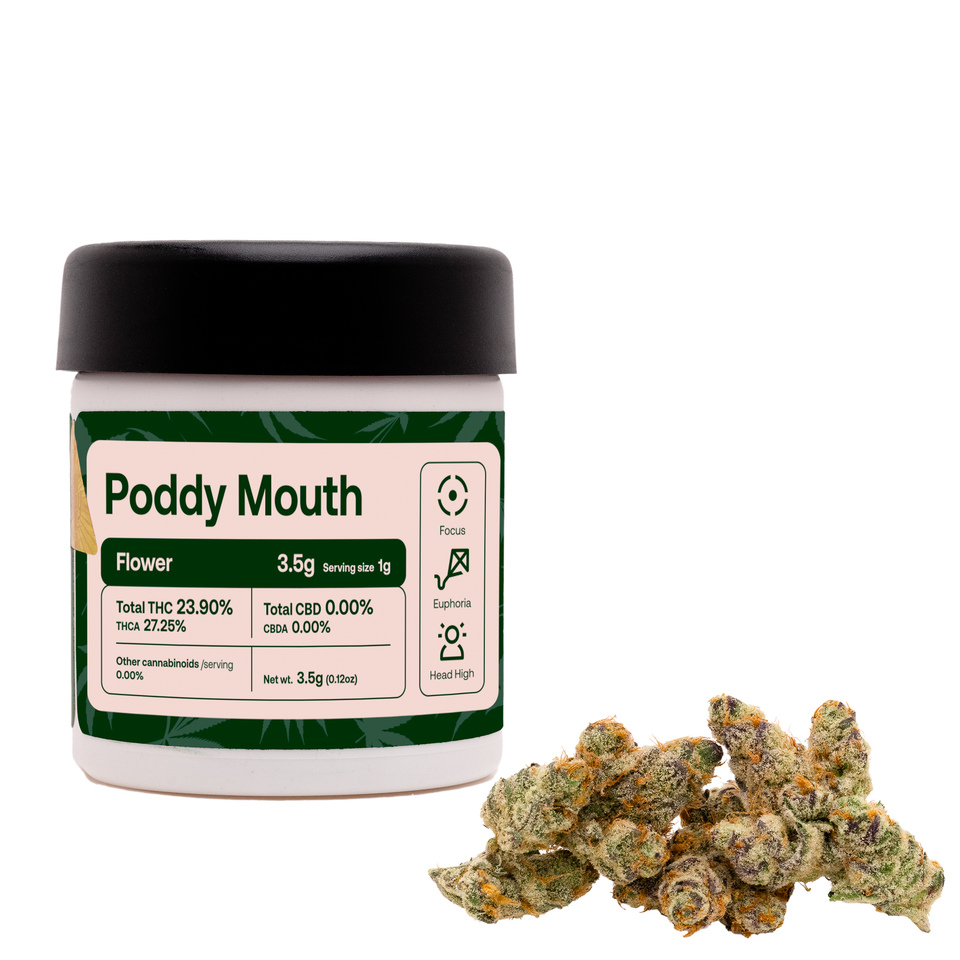 MFNY Poddy Mouth Flower (Hybrid) 23.97% {3.5g}