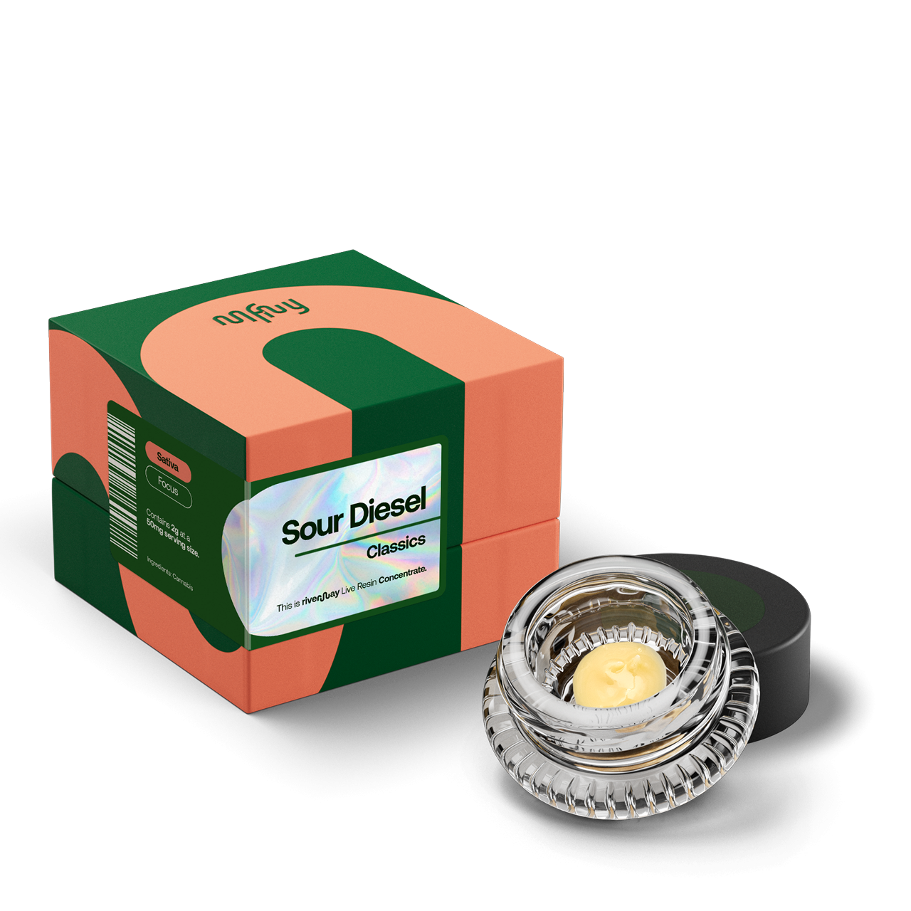 MFNY Sour Diesel Live Resin  (Sativa) 77.17% {2g}