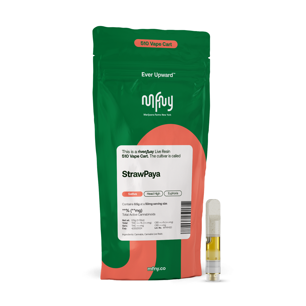 MFNY StrawPaya Vape Cart (Hybrid) {0.5g}