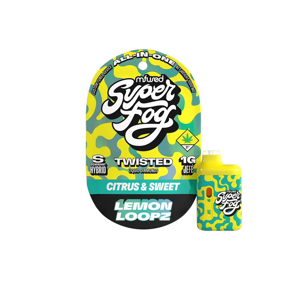 Mfused Lemon Loopz Super Fog All-In-One Vapes 86.28% {2g}