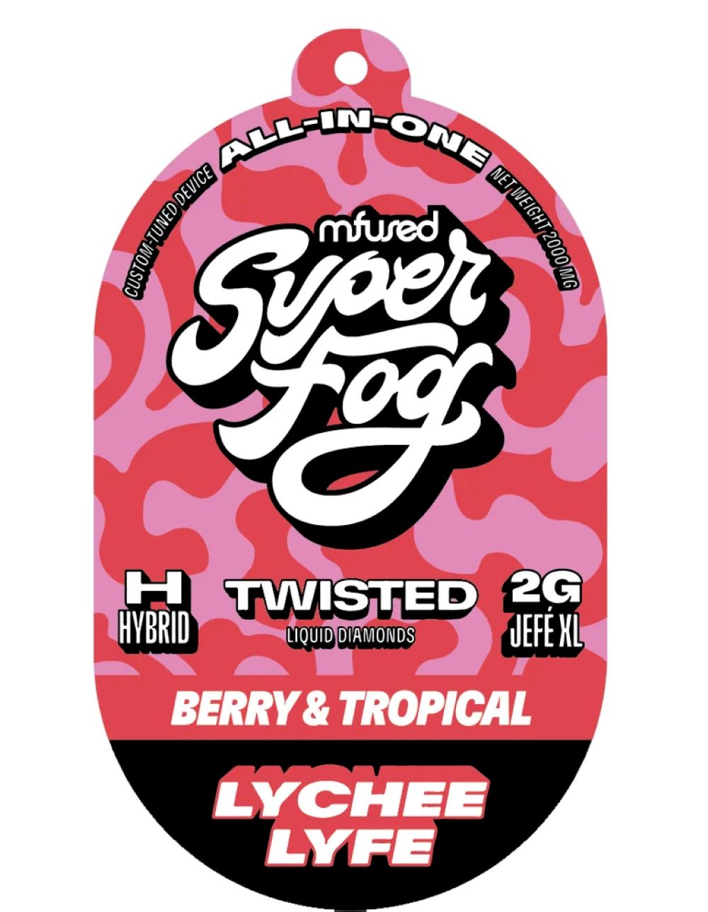 Mfused Lychee Lyfe 2 PACK All-In-One Vapes  (Hybrid) 85.37% {2g}