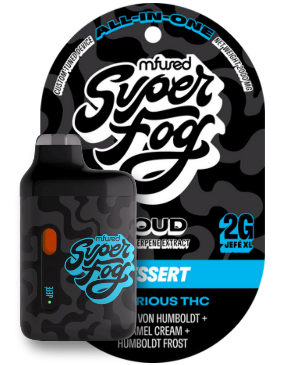 Mfused Notorious THC 2 PACK All-In-One Vapes  (Indica) 83.01% {2g}