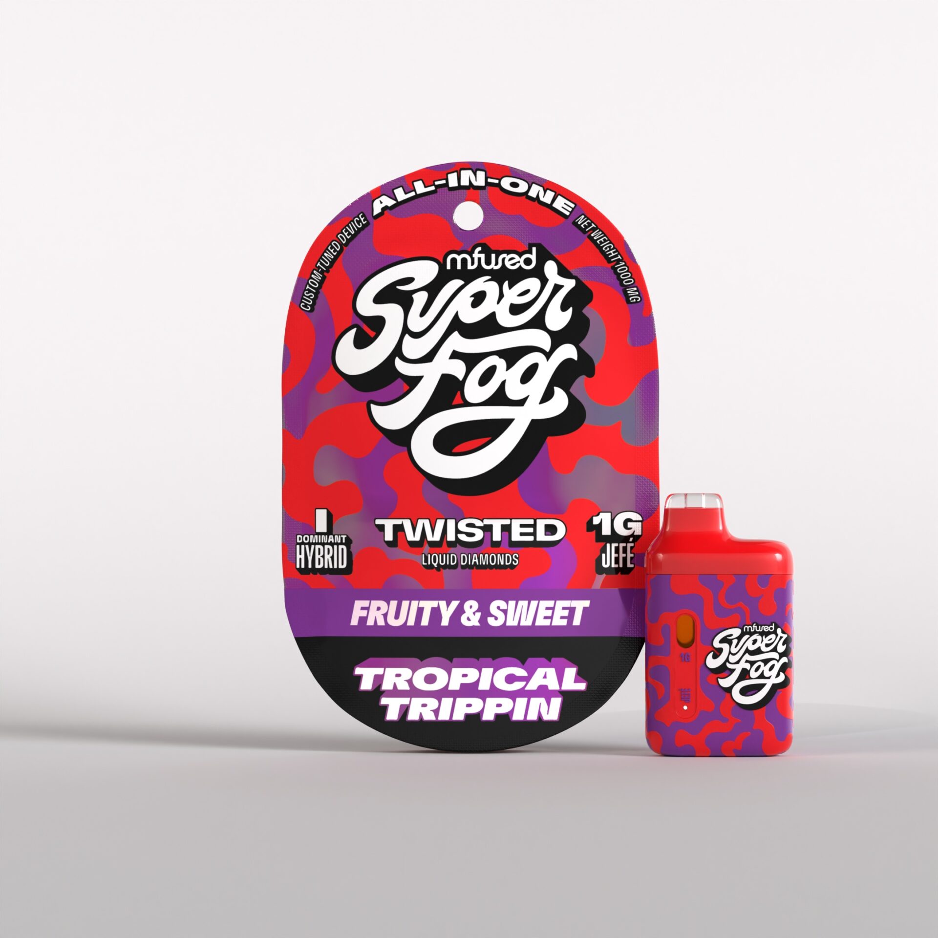 Mfused Tropical Trippin Super Fog All-In-One Vapes  (Hybrid) 82.58% {1g}