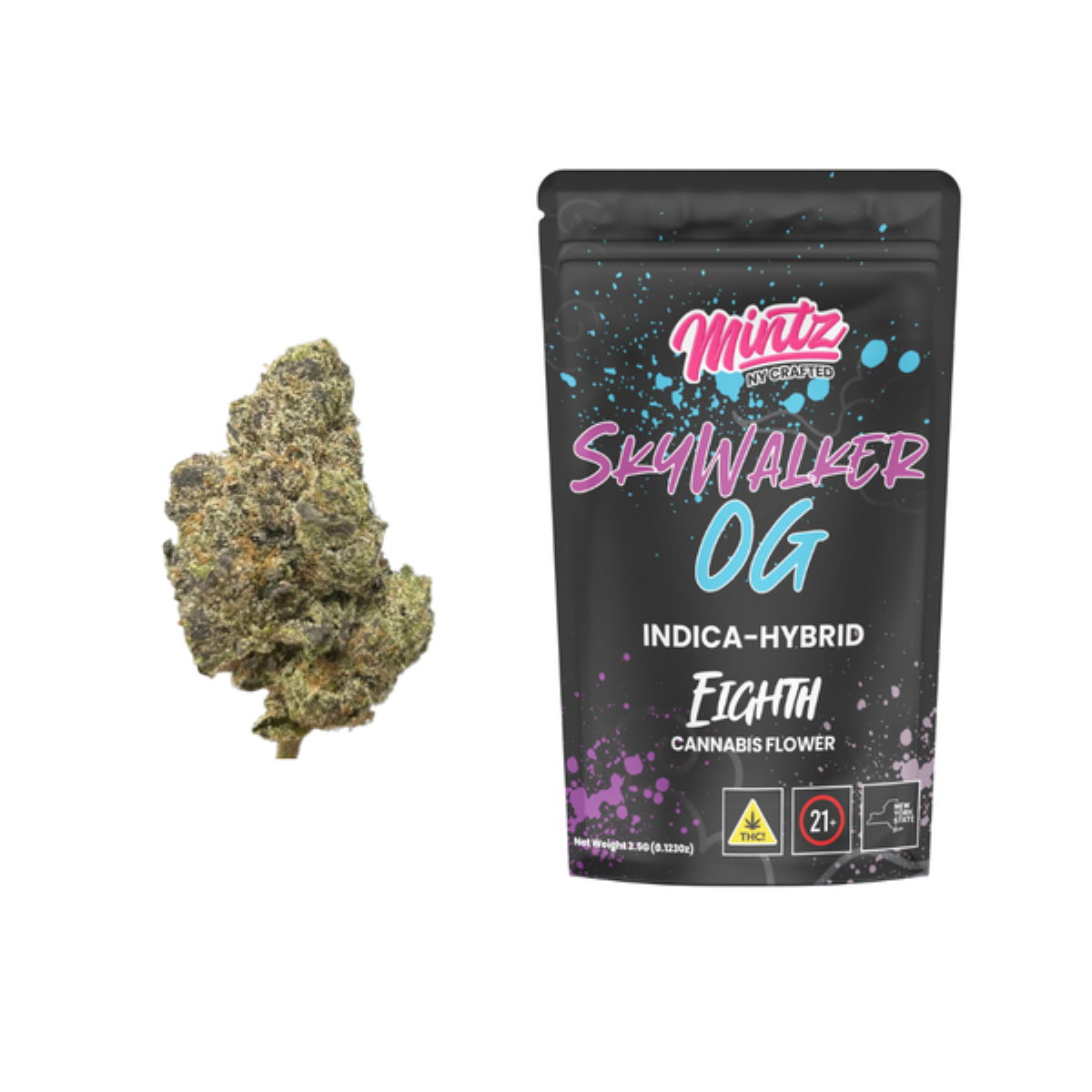 Mintz Skywalker OG Flower  (Hybrid Indica) 24.36% {3.5g}