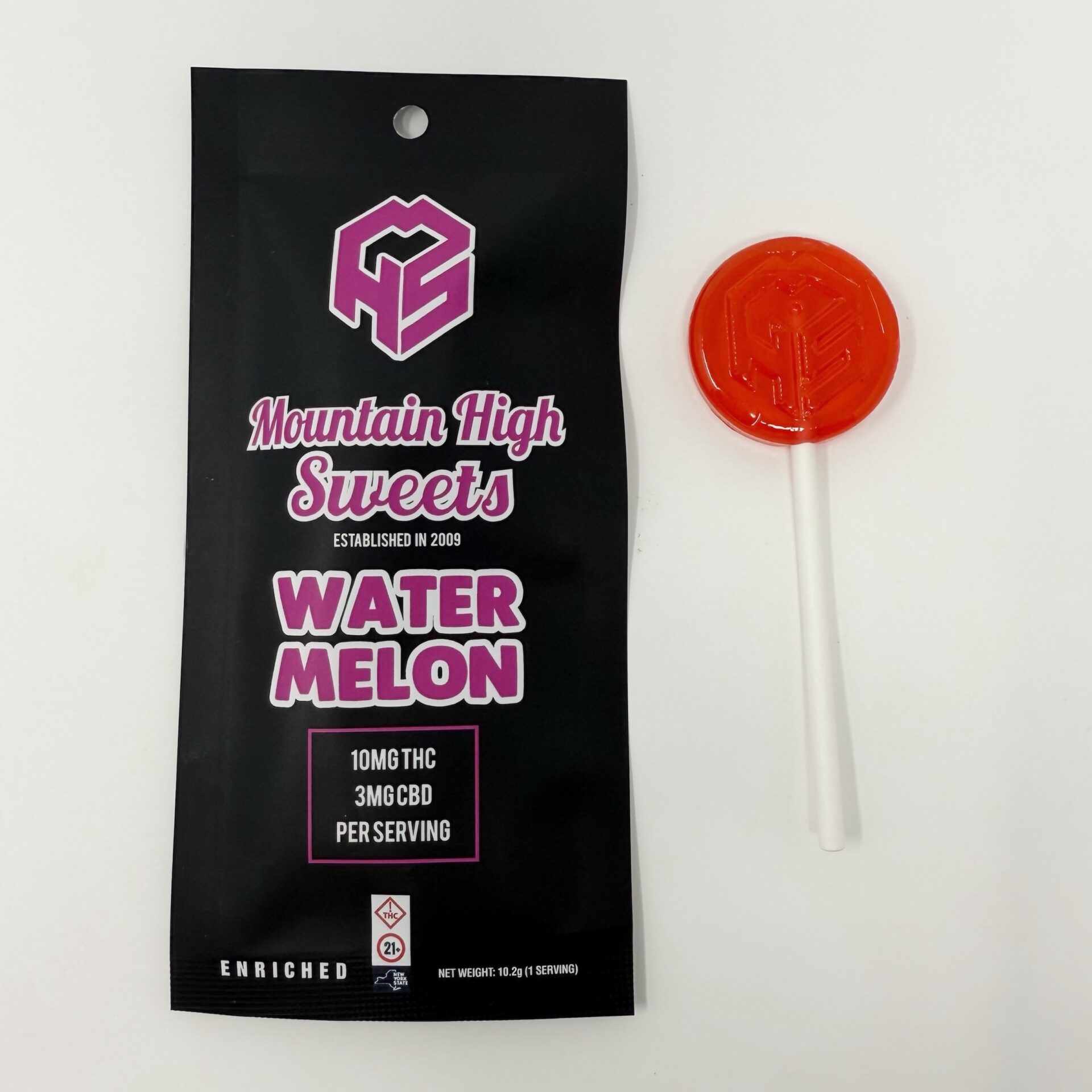Mountain High Watermelon 1:3 Lollipop Edible {10mg}
