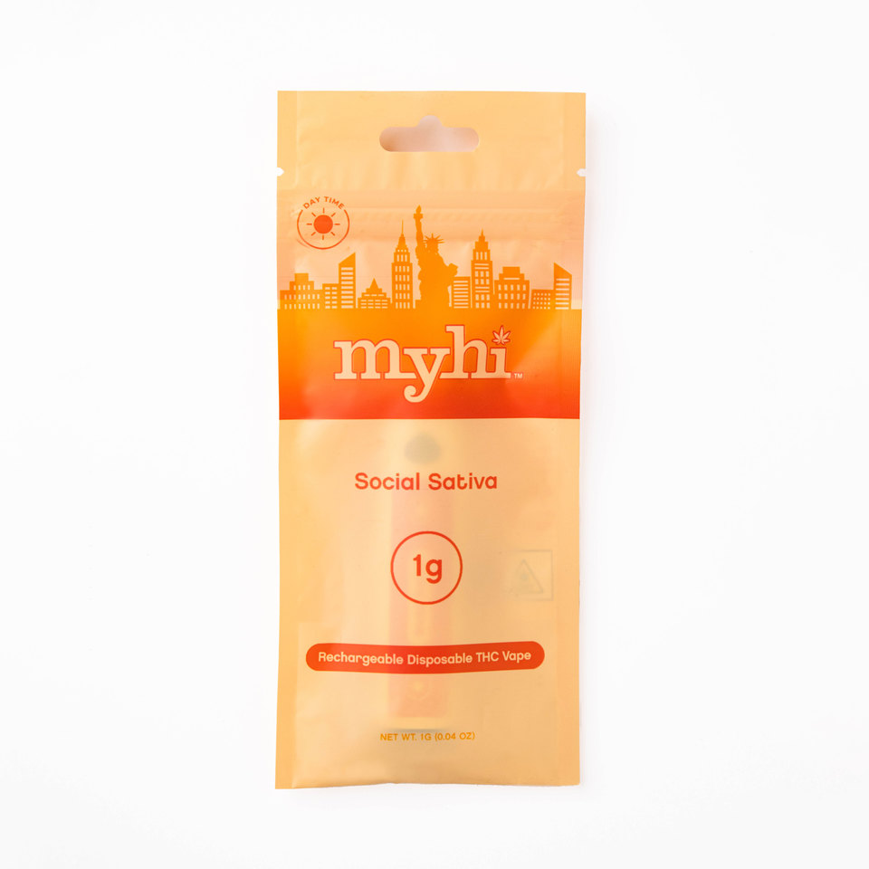 MyHi Social Sativa Disposable Vape