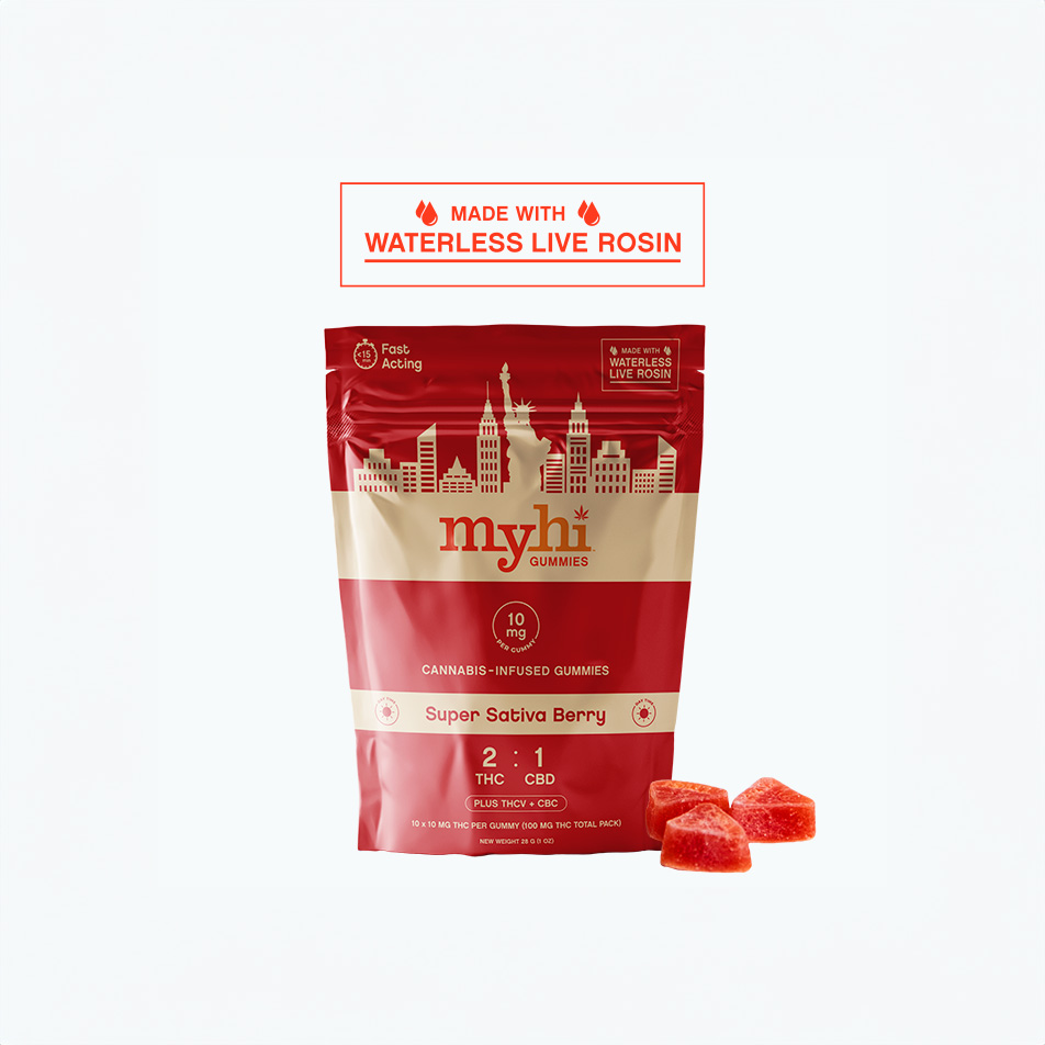 Myhi Super Sativa Berry 2:1 Gummies 10-pack (Sativa) {100mg}